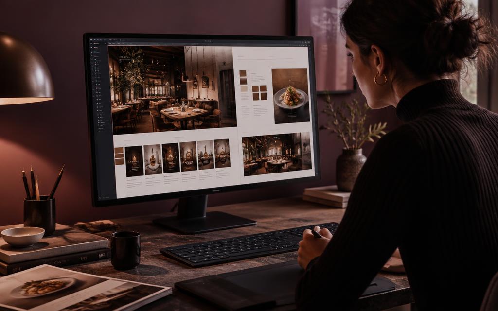 Progettazione di un sito web su misura in uno studio creativo